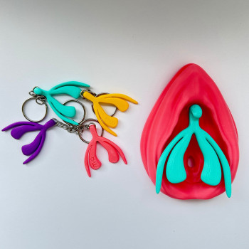 Porte-cles Clitoris