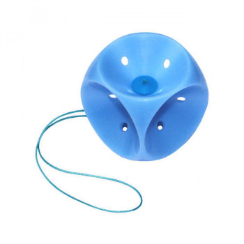 Perforated cube pessary with button
