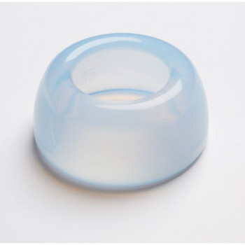 Pessaire cube non-perforé avec bouton