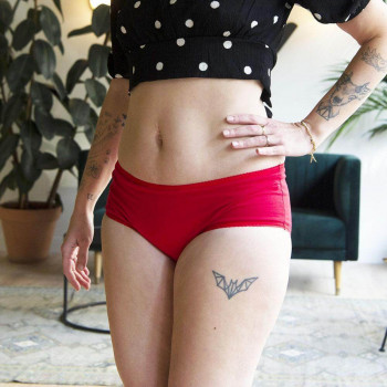 Shorty Sixtine Coquelicot